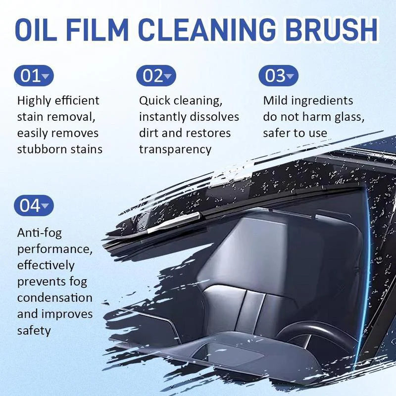 Car Glass Polishing Compound Windshield Cleaner Glass Oil Film Remover