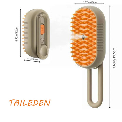 TAILEDEN 3 in 1 Steam Brush, Comb and Pet Hair Remover