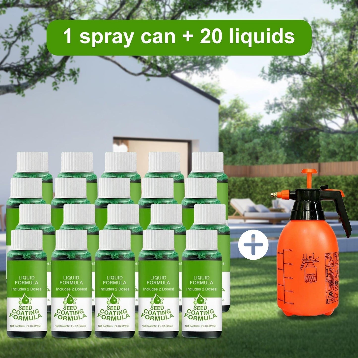 🔥Last Day 83% OFF🌱Hydro Seeding Lawn Solution