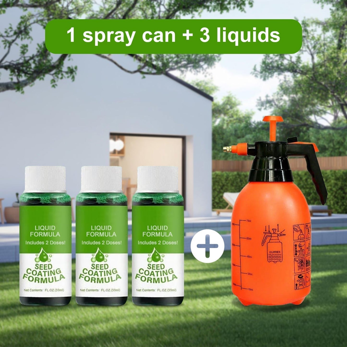 🔥Last Day 83% OFF🌱Hydro Seeding Lawn Solution
