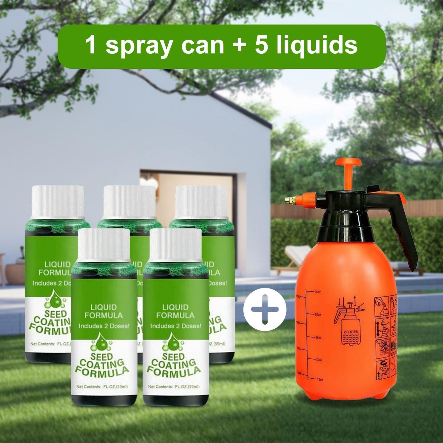 🔥Last Day 83% OFF🌱Hydro Seeding Lawn Solution