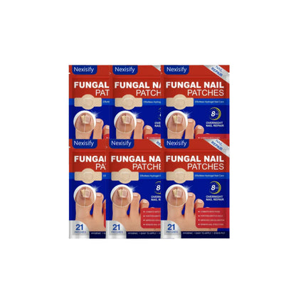 Fungal Nail Patches, 21pcs/box Nail Health Care Patches, Nail Fungus Care Patches, Suitable for Solving Fungal Nails and Other Nail Problems, Nail Supplies, Daily Care Nails Kit Set