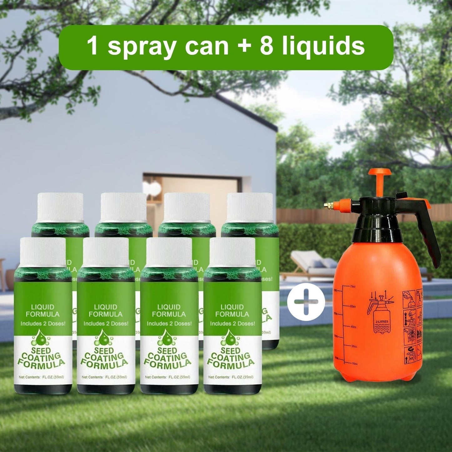 🔥Last Day 83% OFF🌱Hydro Seeding Lawn Solution